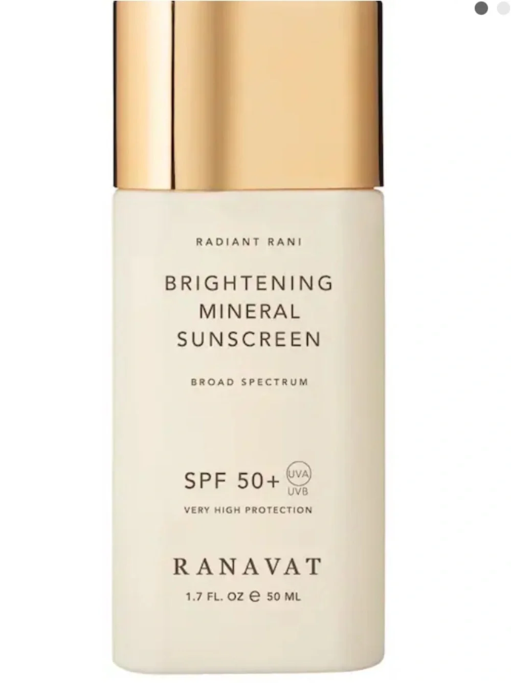 RANAVAT Daily Brightening Mineral Face Sunscreen and Face Cleanser Duo